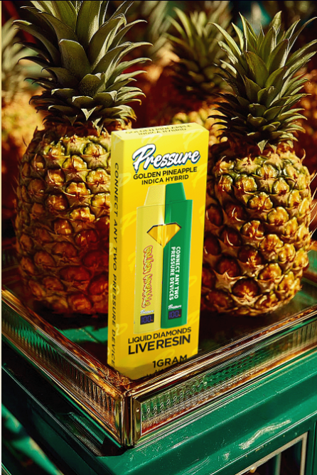 Golden Pineapple Liquid Diamond Live Resin All In One [I]