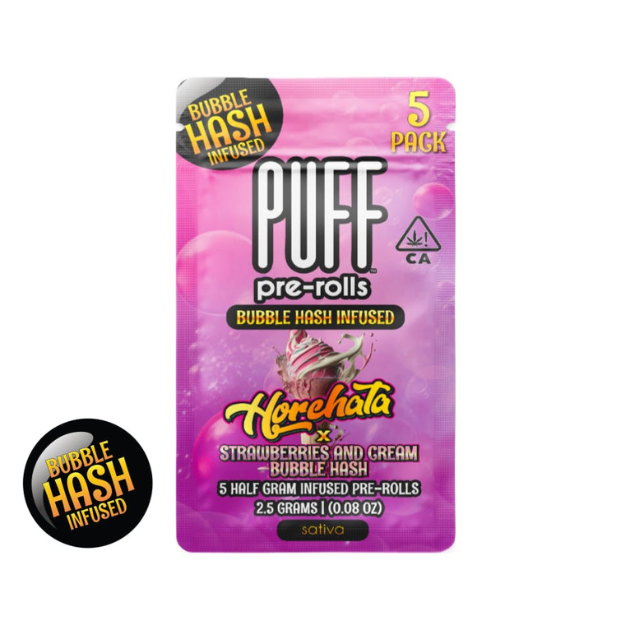 Horchata X Strawberries And Cream (5pk/ Bubble Hash Prerolls [S]