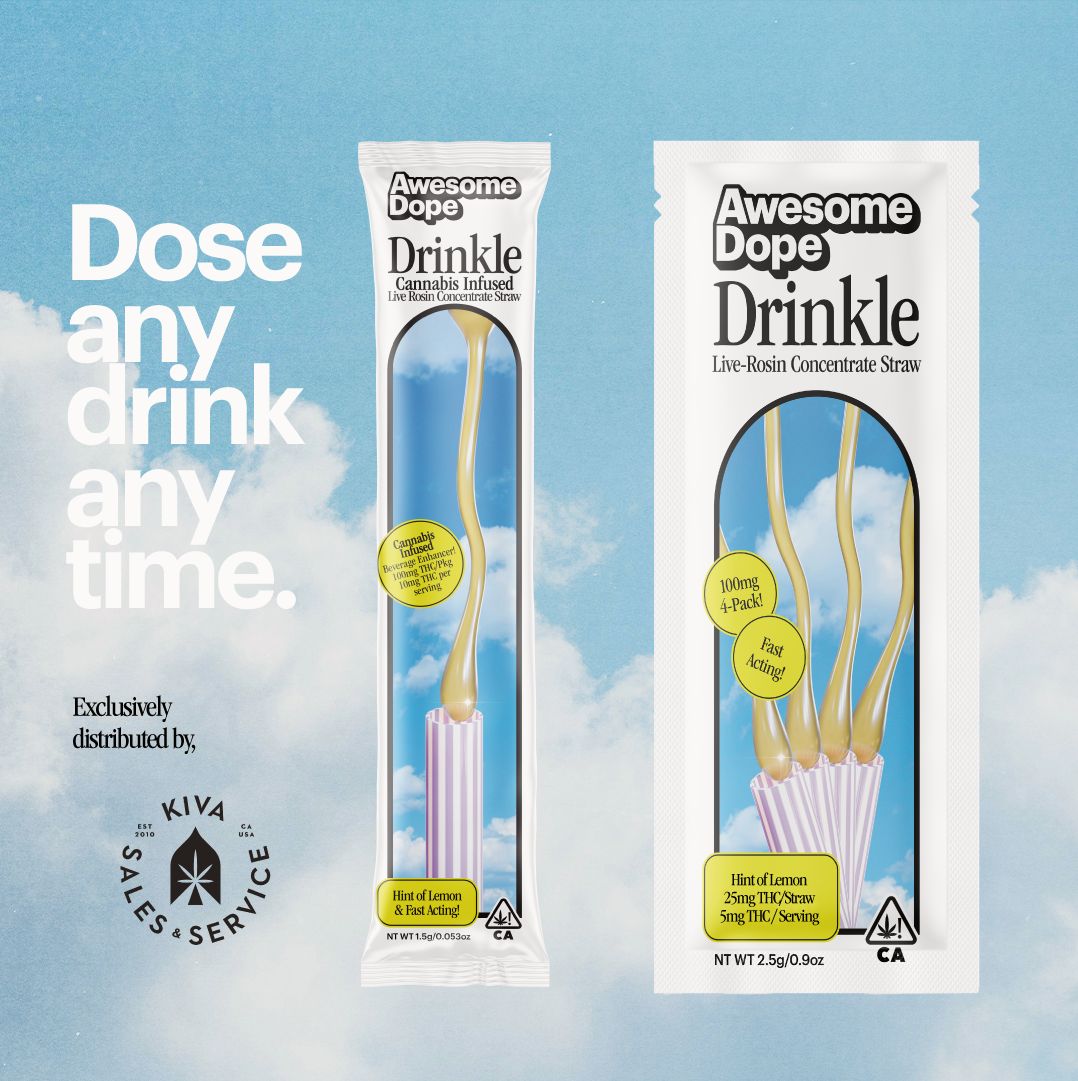 Drinkle (4pk/100mg) Live Rosin Straw [I]