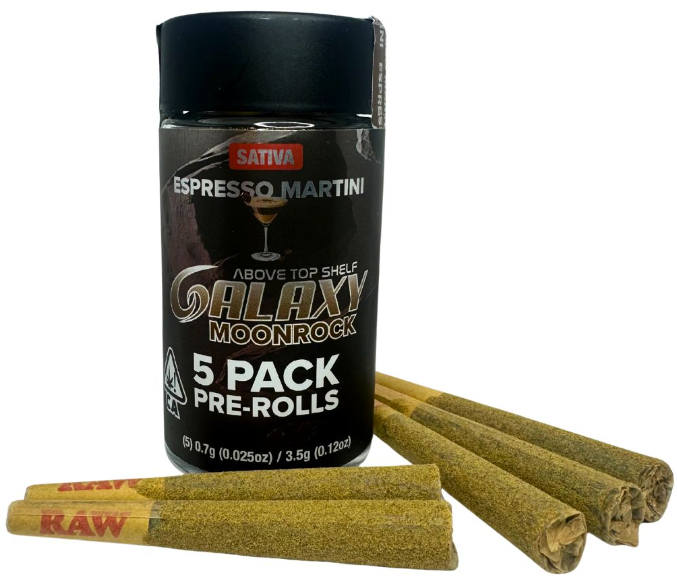 Espresso Martini (5pk/ Moonrock Infused Prerolls [S]