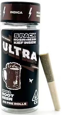 Root Beer (5pk/ Live Rosin And Resin Prerolls [I]