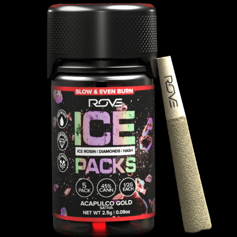 Acapulco Gold (5pk/ Icepacks Infused Prerolls [S]