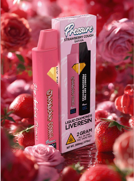 Strawberry Cough Live Resin Liquid Diamond All In One [S]