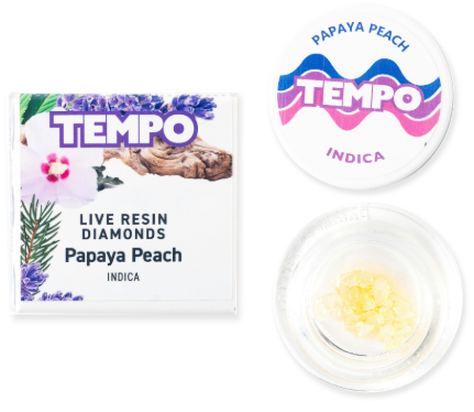 Papaya Peach Live Resin Diamonds [I]