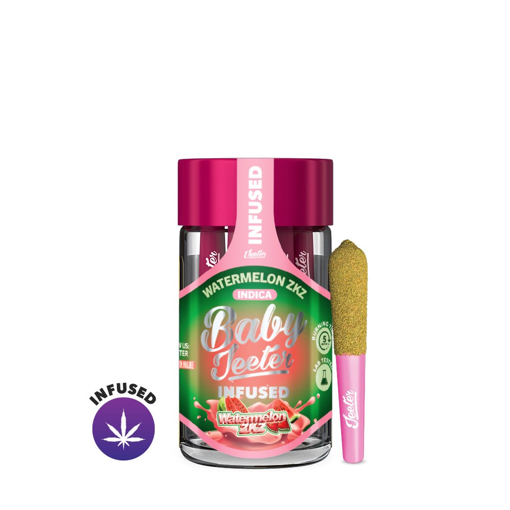 Watermelon Zkz (5pk/ Baby Jeeter Infused Prerolls [I]