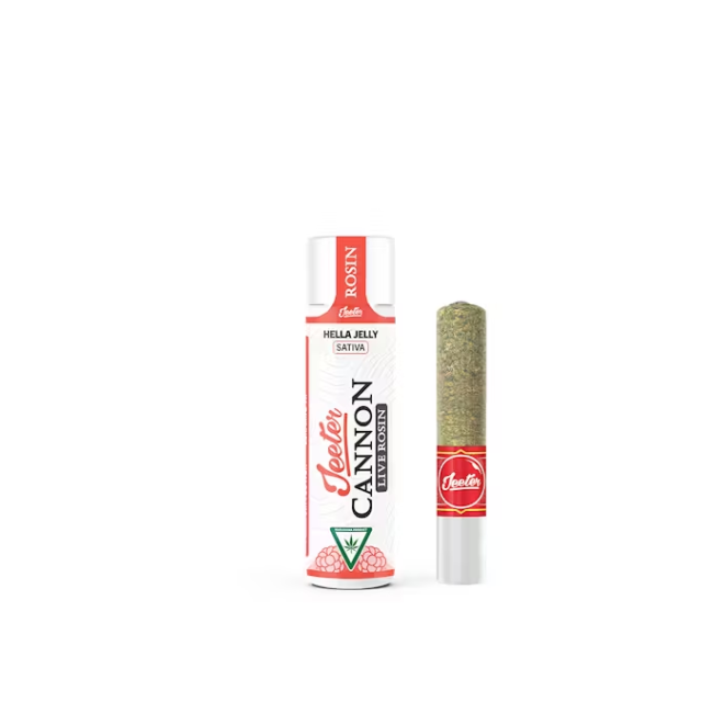 Hella Jelly (1.3g) Baby Cannon Rosin Infused Preroll [S]