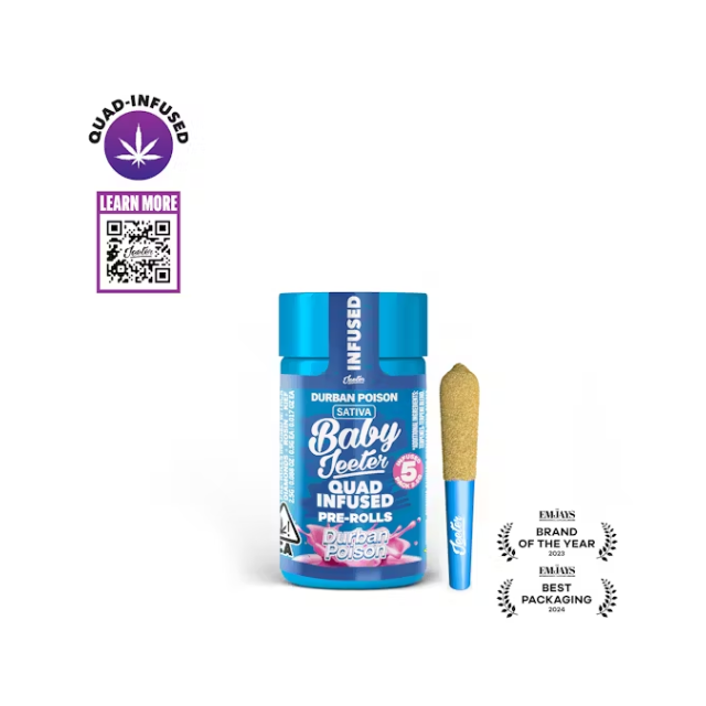 Durban Poison (5pk/ Infused Prerolls [S]