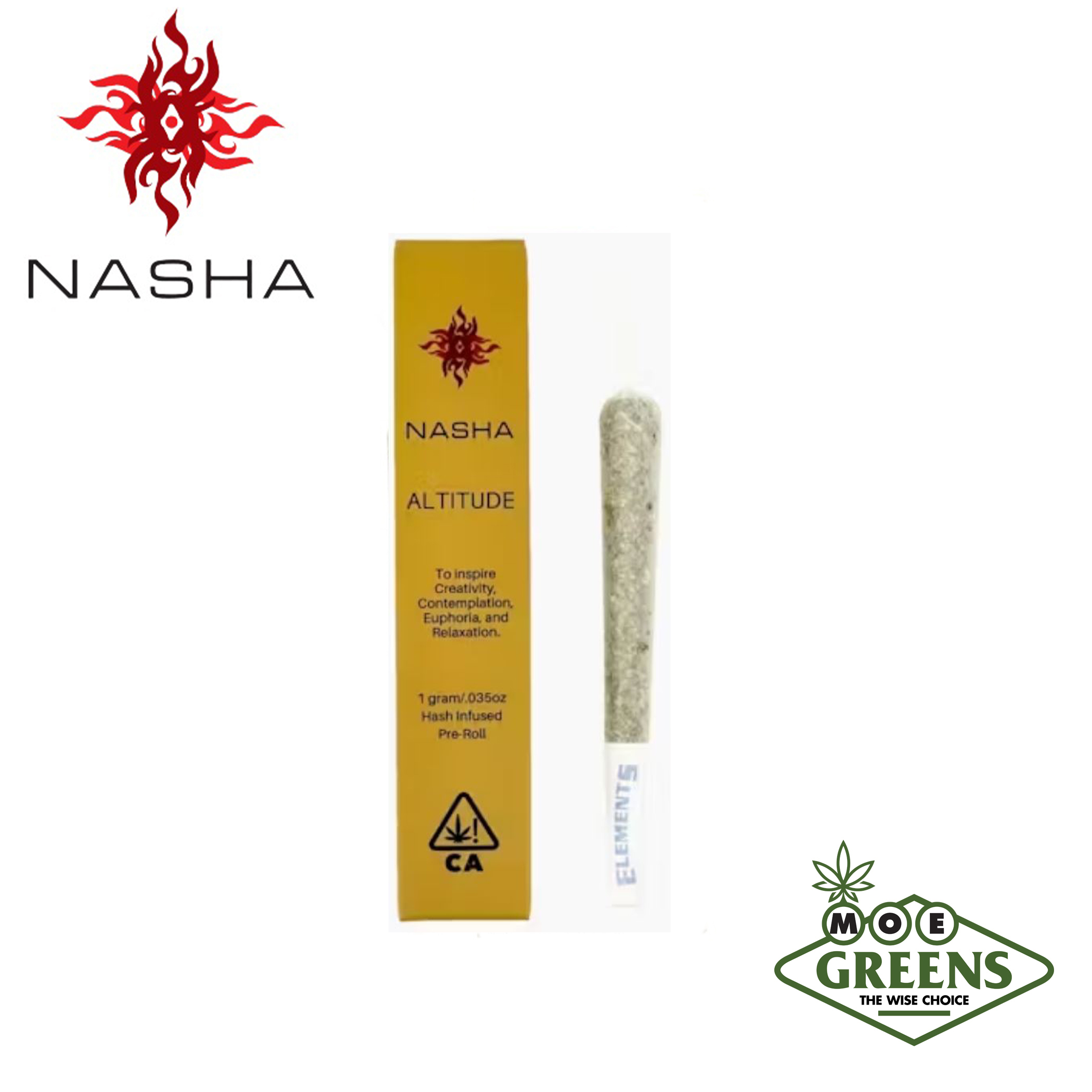 Nasha: Super Lemon Haze X Moroccan Peaches Altitude