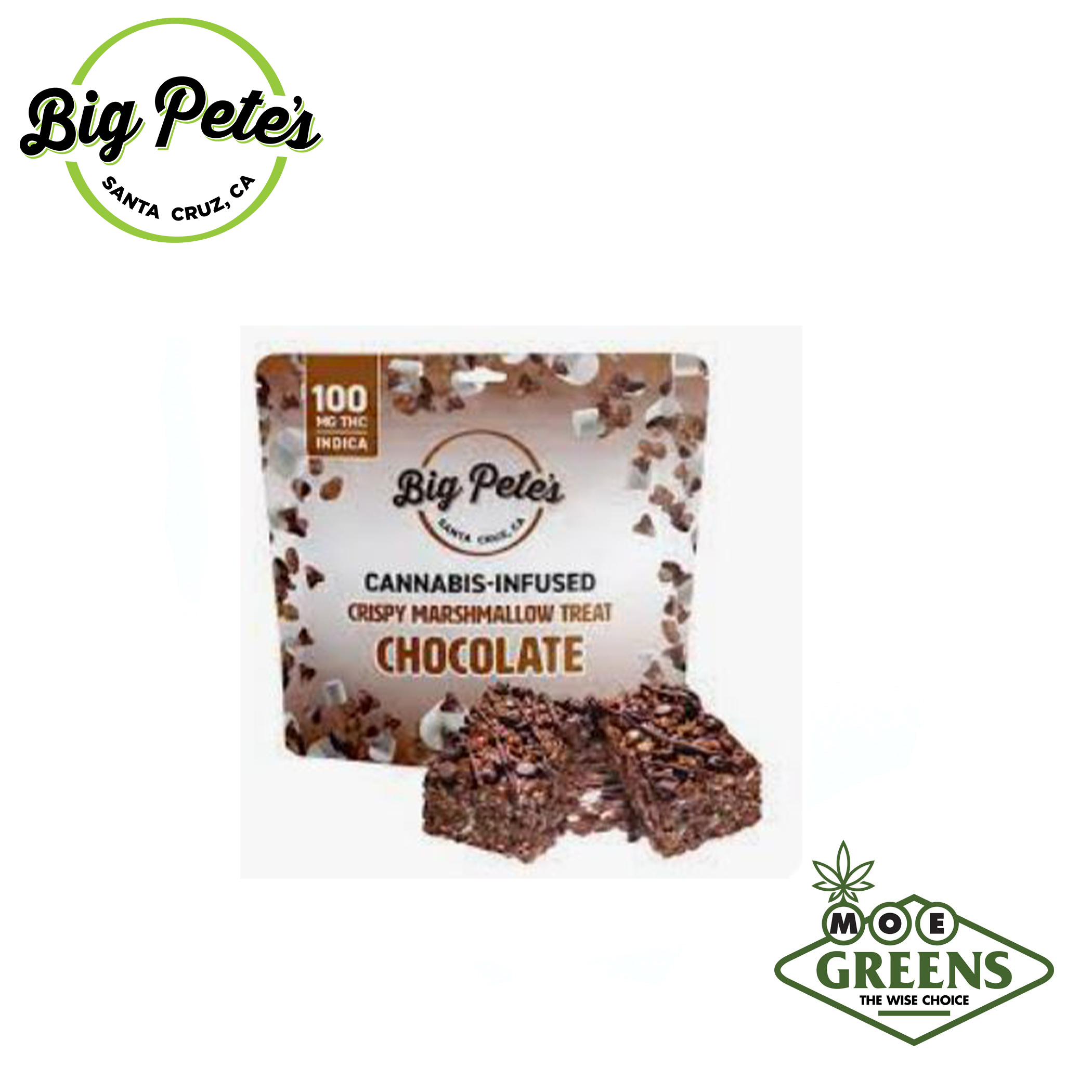 Big Pete's — CHOCOLATE CRISPY MARSHMALLOW TREAT [INFUSED W/ CANNABUTTER]