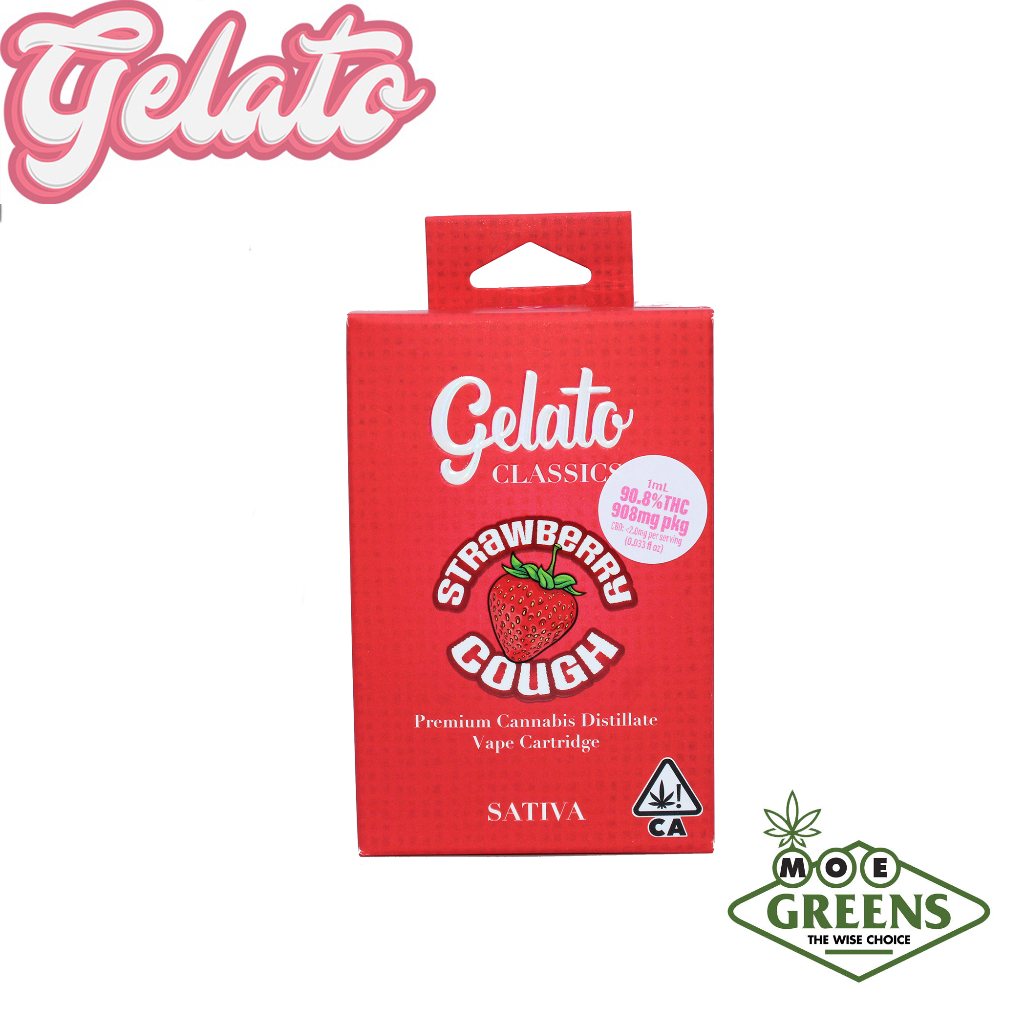 (3) GELATO — STRAWBERRY COUGH CLASSICS