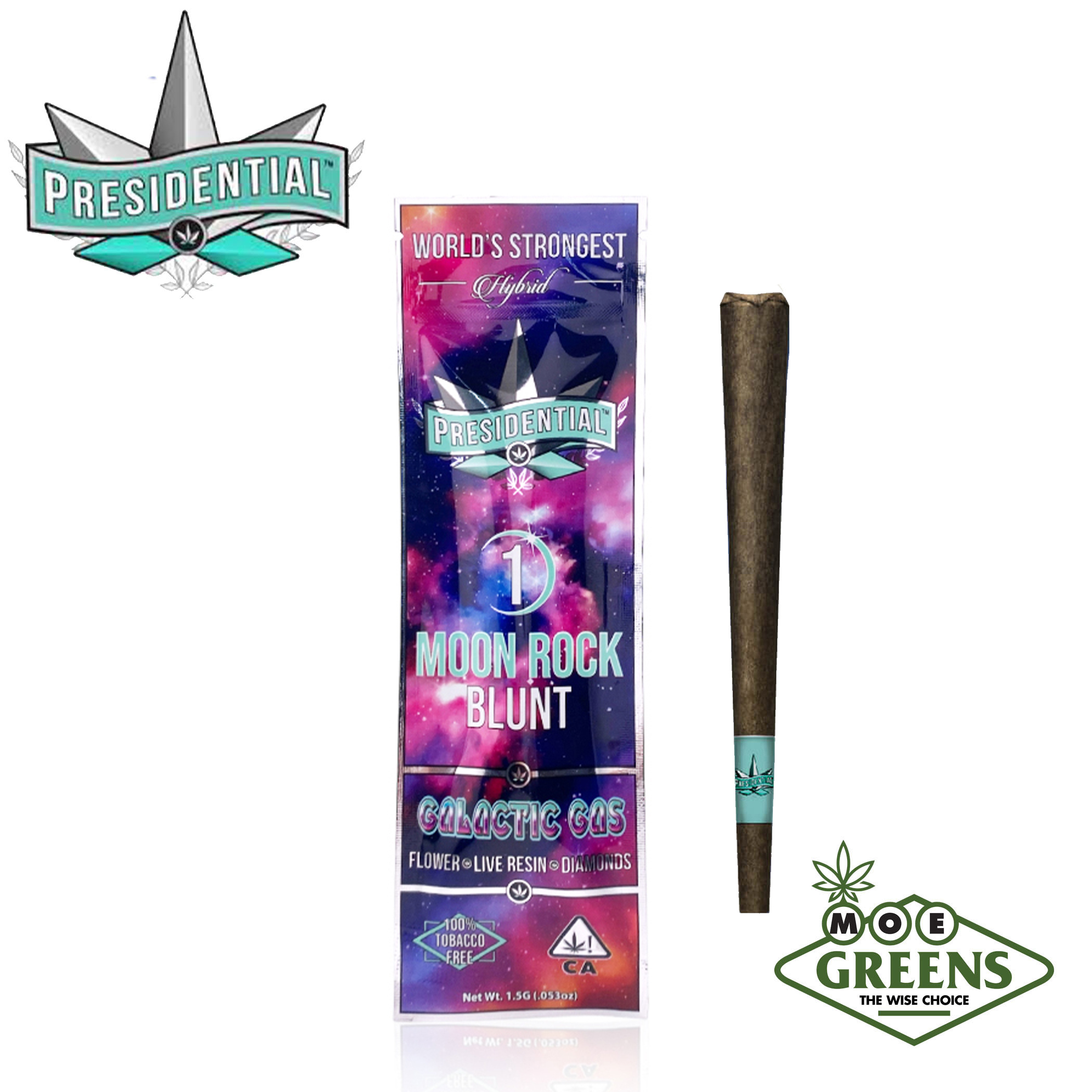 Presidential: Galactic Gas Moon Rock Blunt