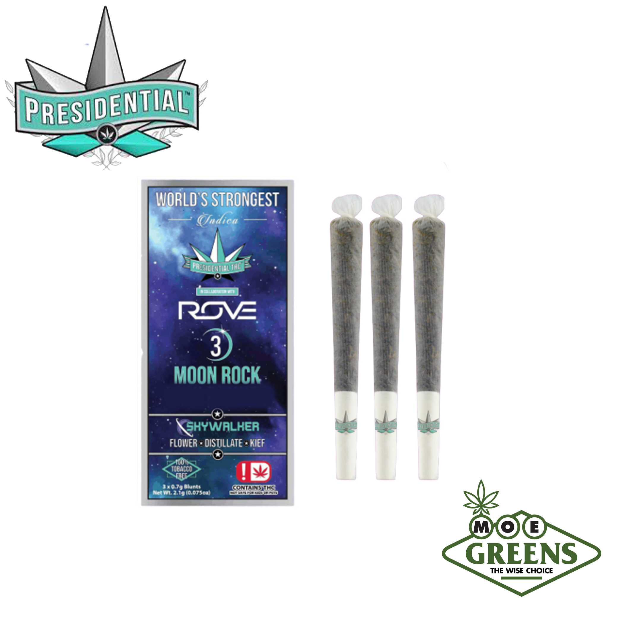 Presidential: Xxx Moon Rock W/ & Kief]