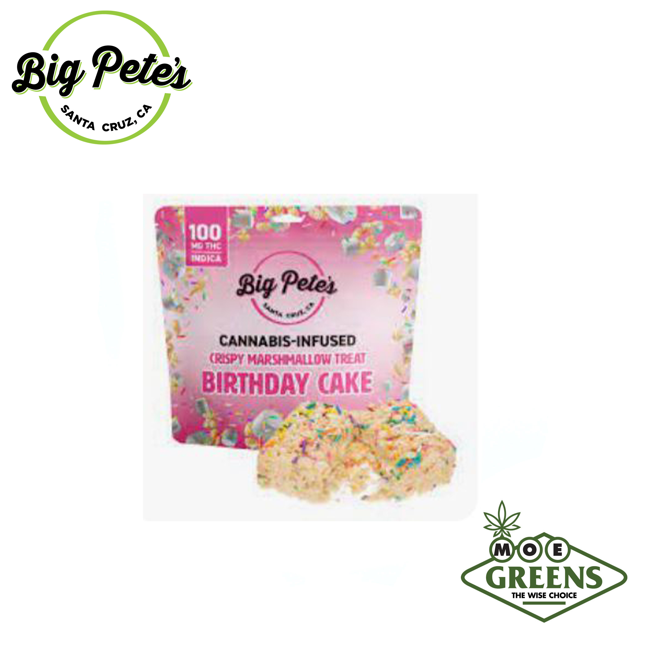 Big Pete's — Birthday Cake Crispy Marshmallow Treat