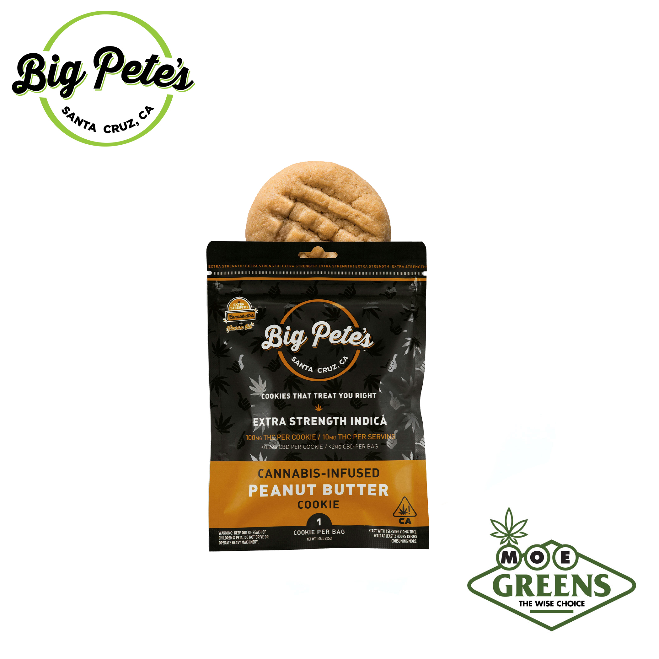 Big Pete's — PEANUT BUTTER COOKIE EXTRA STRENGTH [INFUSED W/ CANNABUTTER]