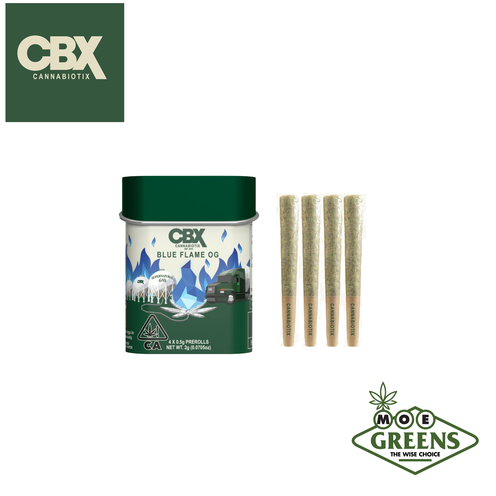 (1) CANNABIOTIX — BLUE FLAME OG 4PK