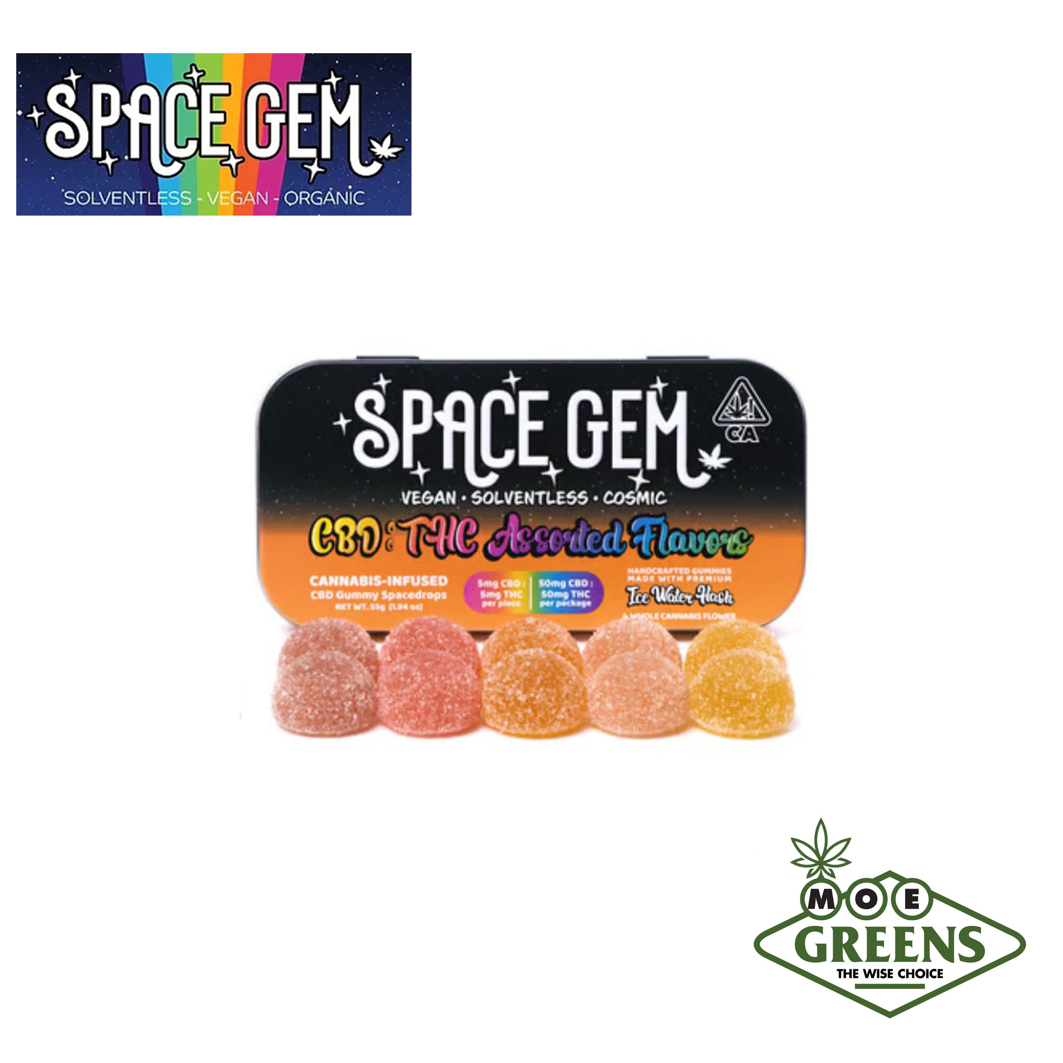 (1) SPACE GEM — 1 Assorted Flavors Spacedrops