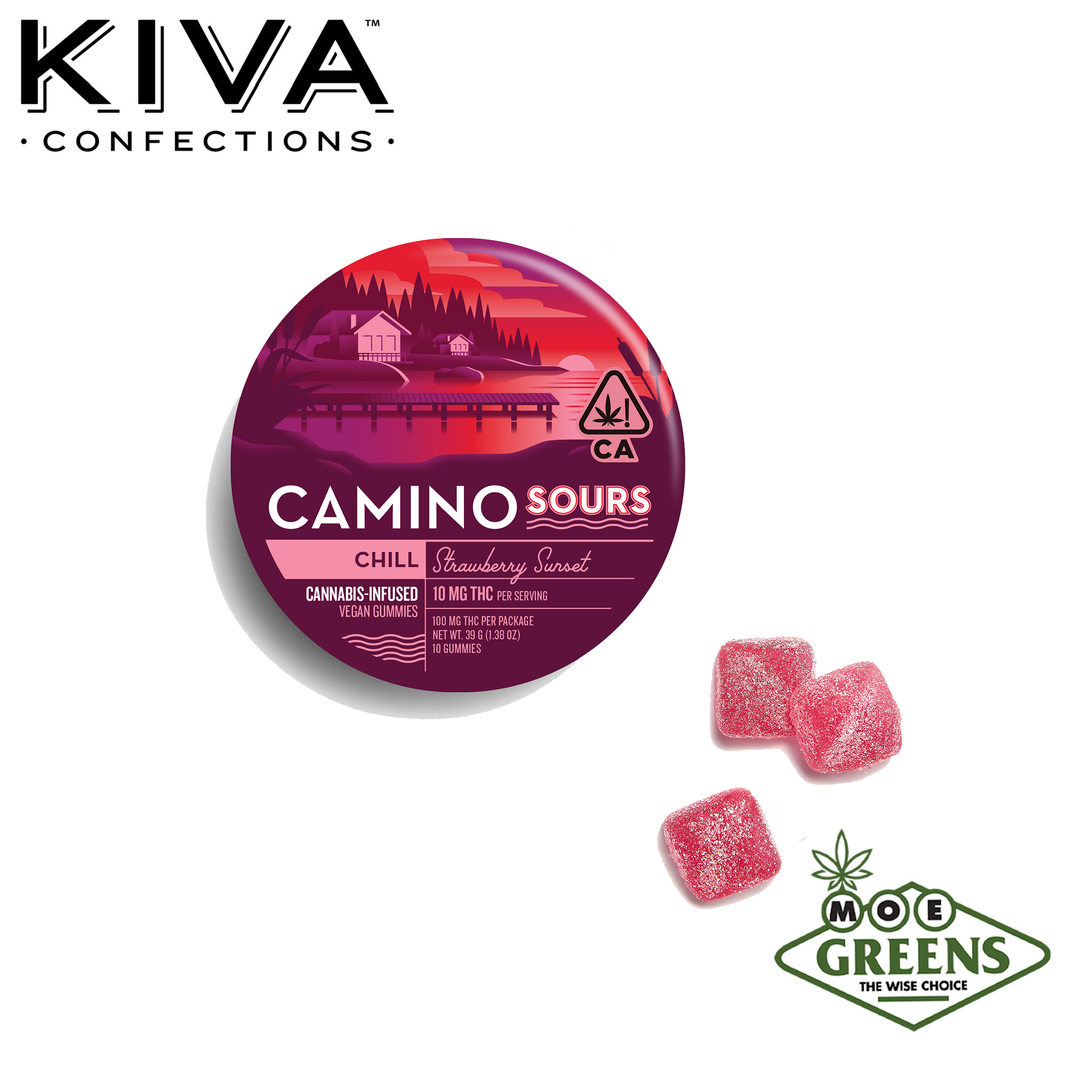 Kiva: Strawberry Sunset Camino Sours Chill