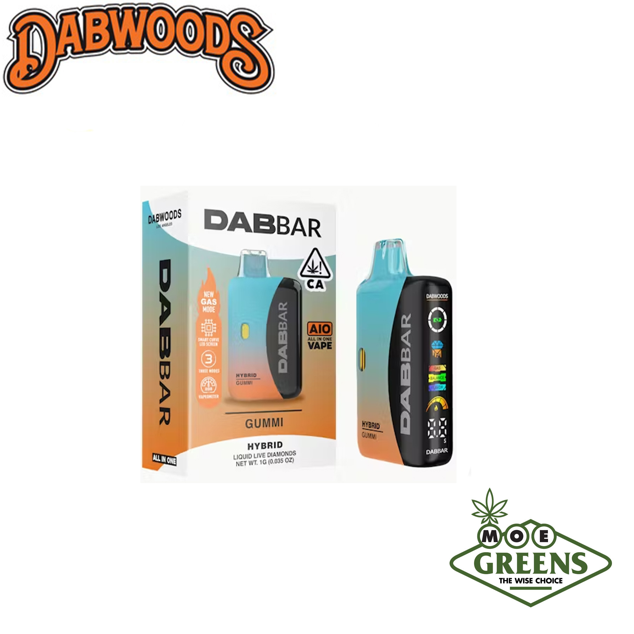 (1) DABWOODS — GUMMI ALL-IN-ONE BAR [LIQUID LIVE DIAMONDS]
