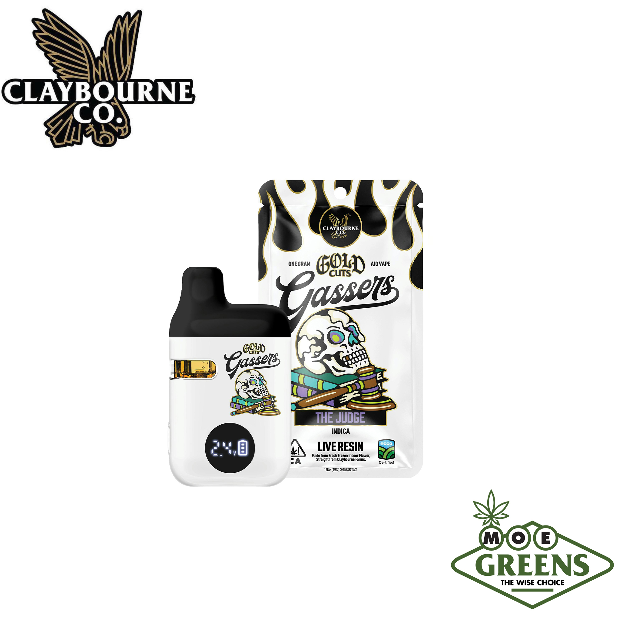 Claybourne Co. — THE JUDGE GASSERS ALL-IN-ONE [LIVE RESIN] -