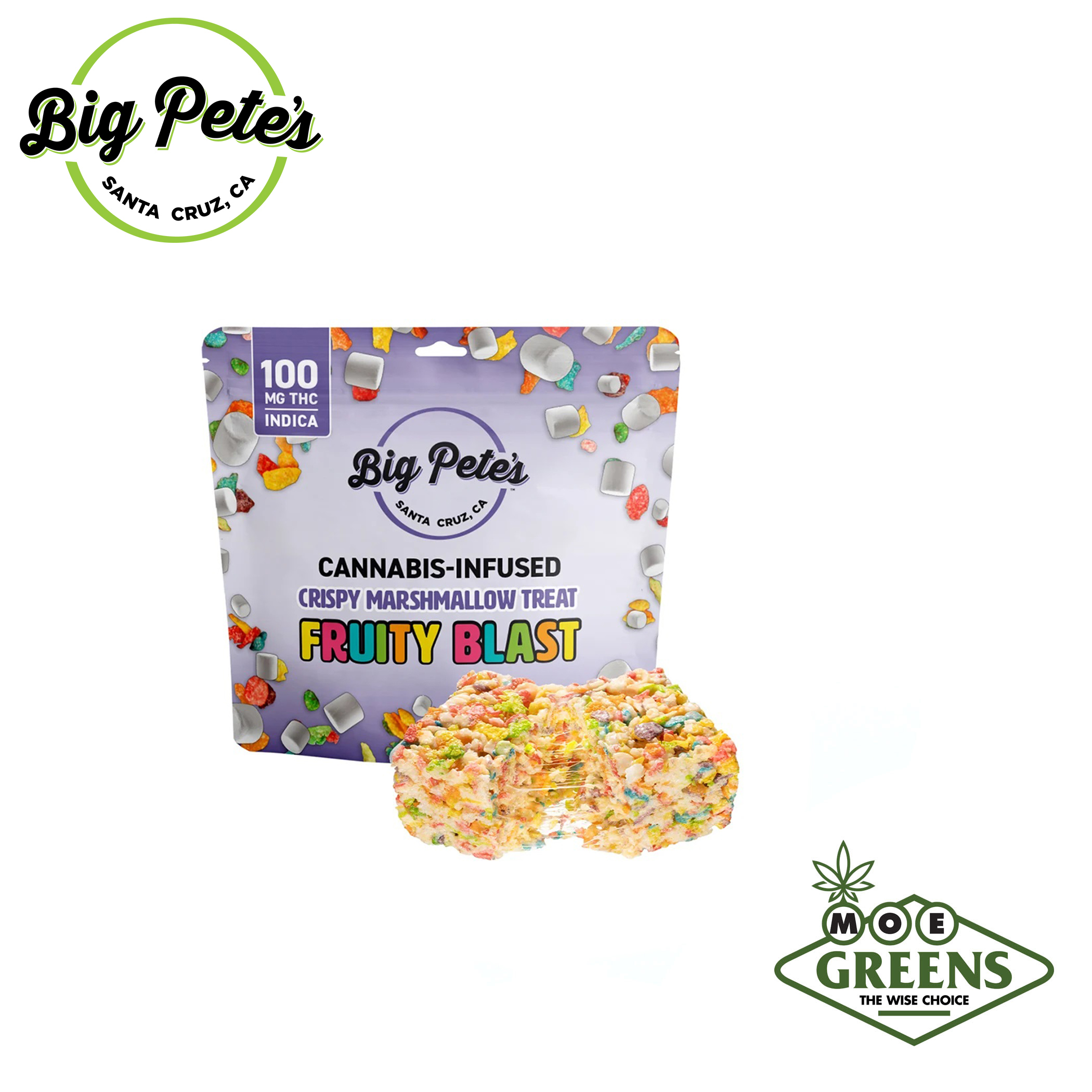 Big Pete's — FRUITY BLAST CRISPY MARSHMALLOW TREAT [INFUSED W/ CANNABUTTER]
