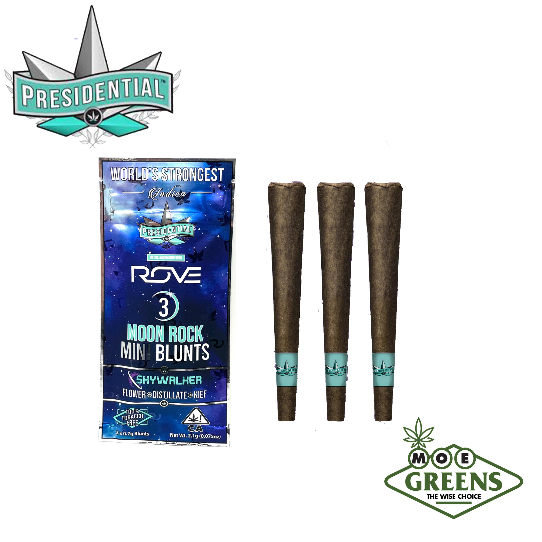 Presidential: Skywalker Moon Rock Mini Blunts