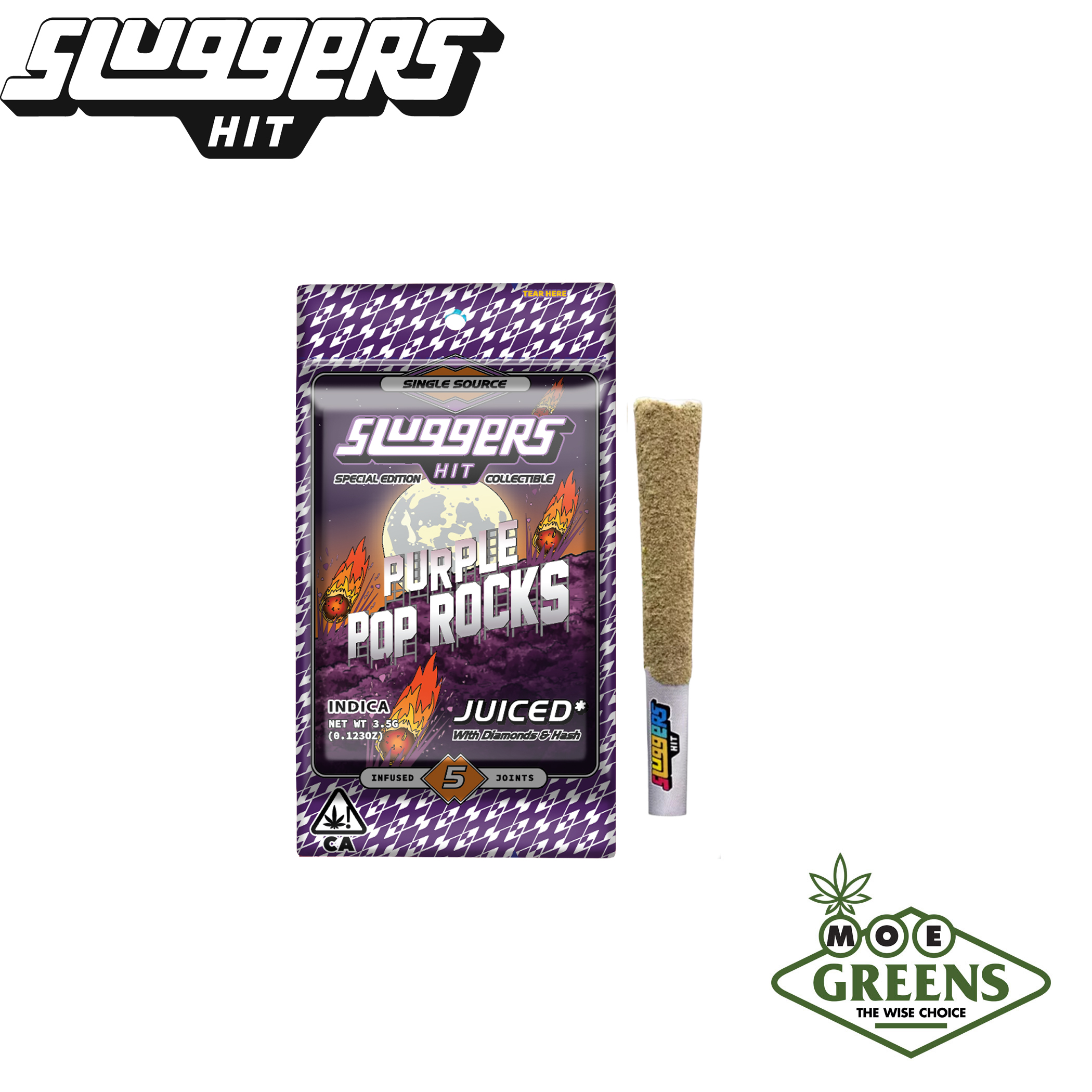 Sluggers Hit: Purple Pop Rocks