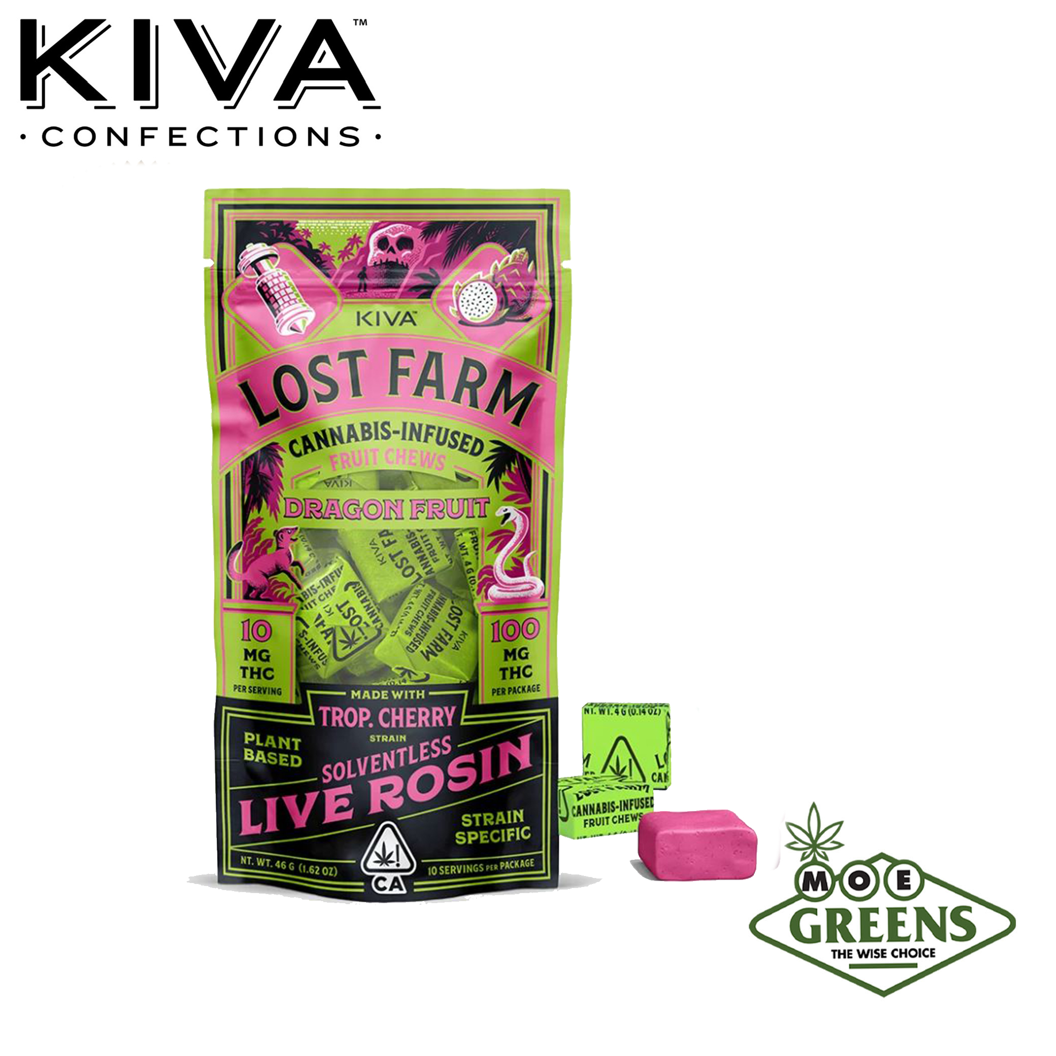 Kiva: Dragon Fruit Lost Farm Fruit Chews