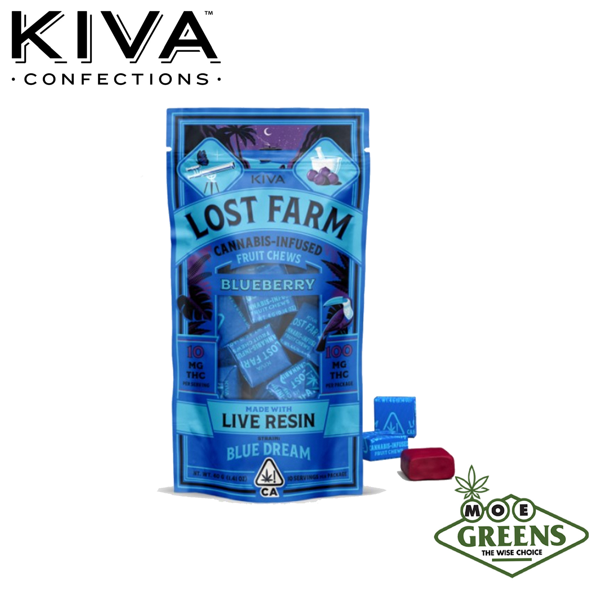 Kiva: Blueberry Lost Farm Fruit Chews