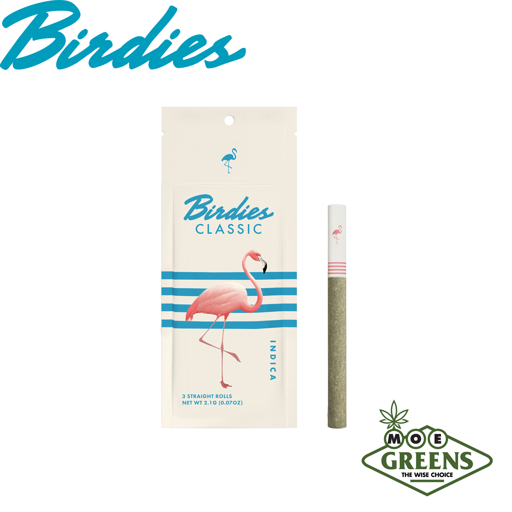 (4) BIRDIES — INDICA CLASSIC 3PK