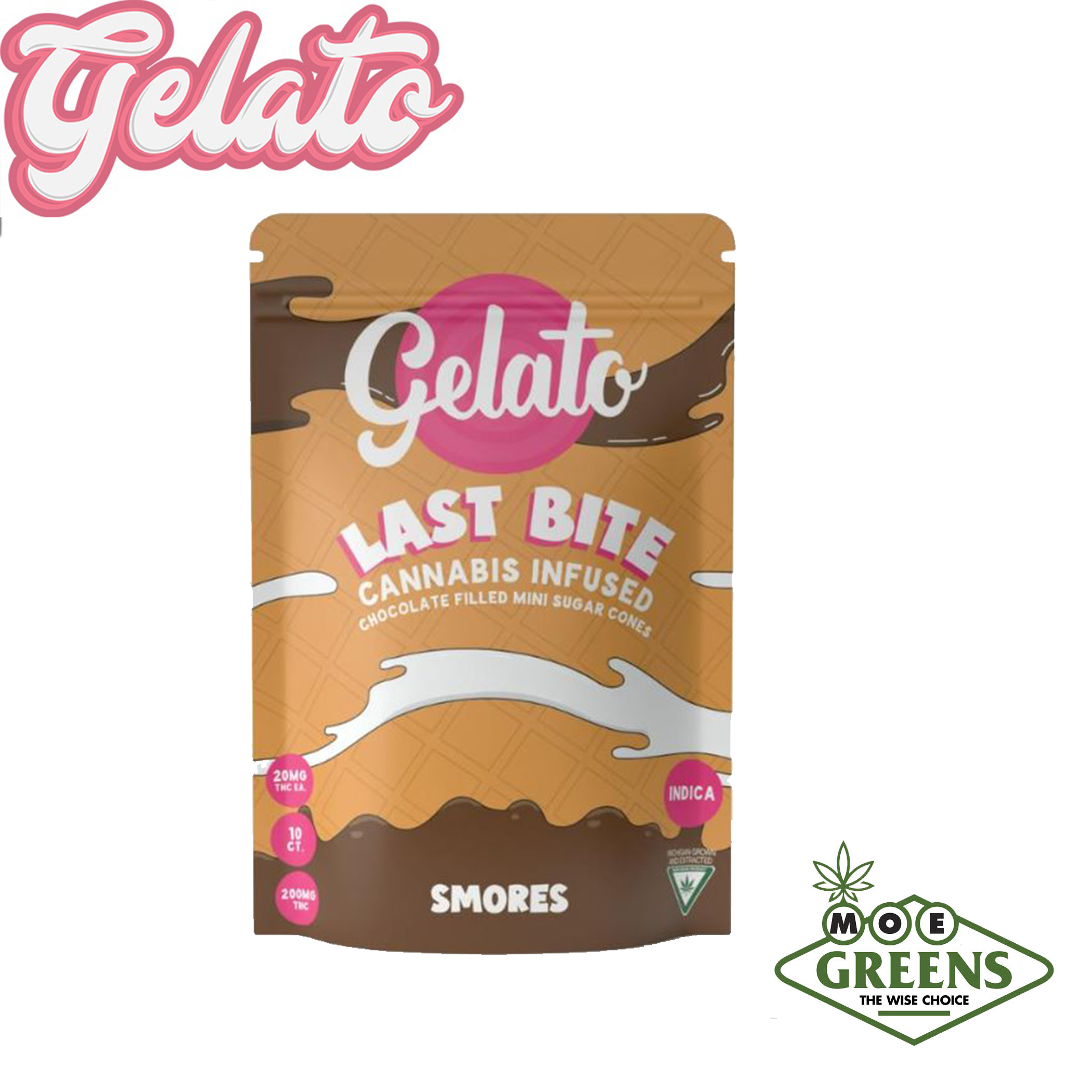 Gelato: S Mores Last Bite Filled Mini Cones