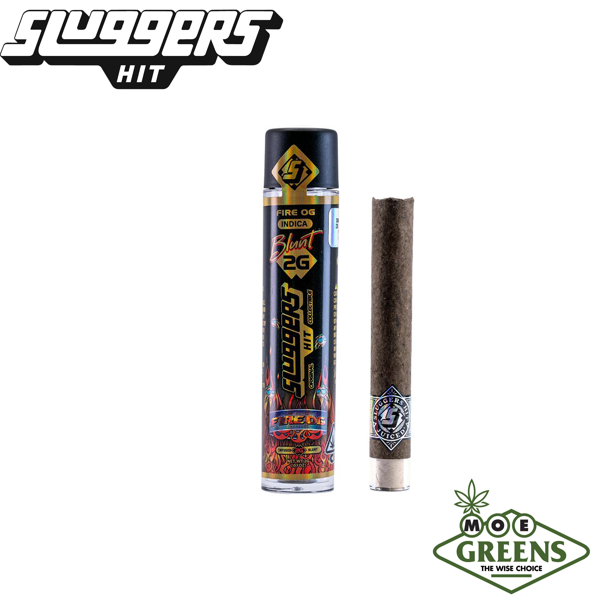 (1) SLUGGERS HIT — Fire OG Blunt