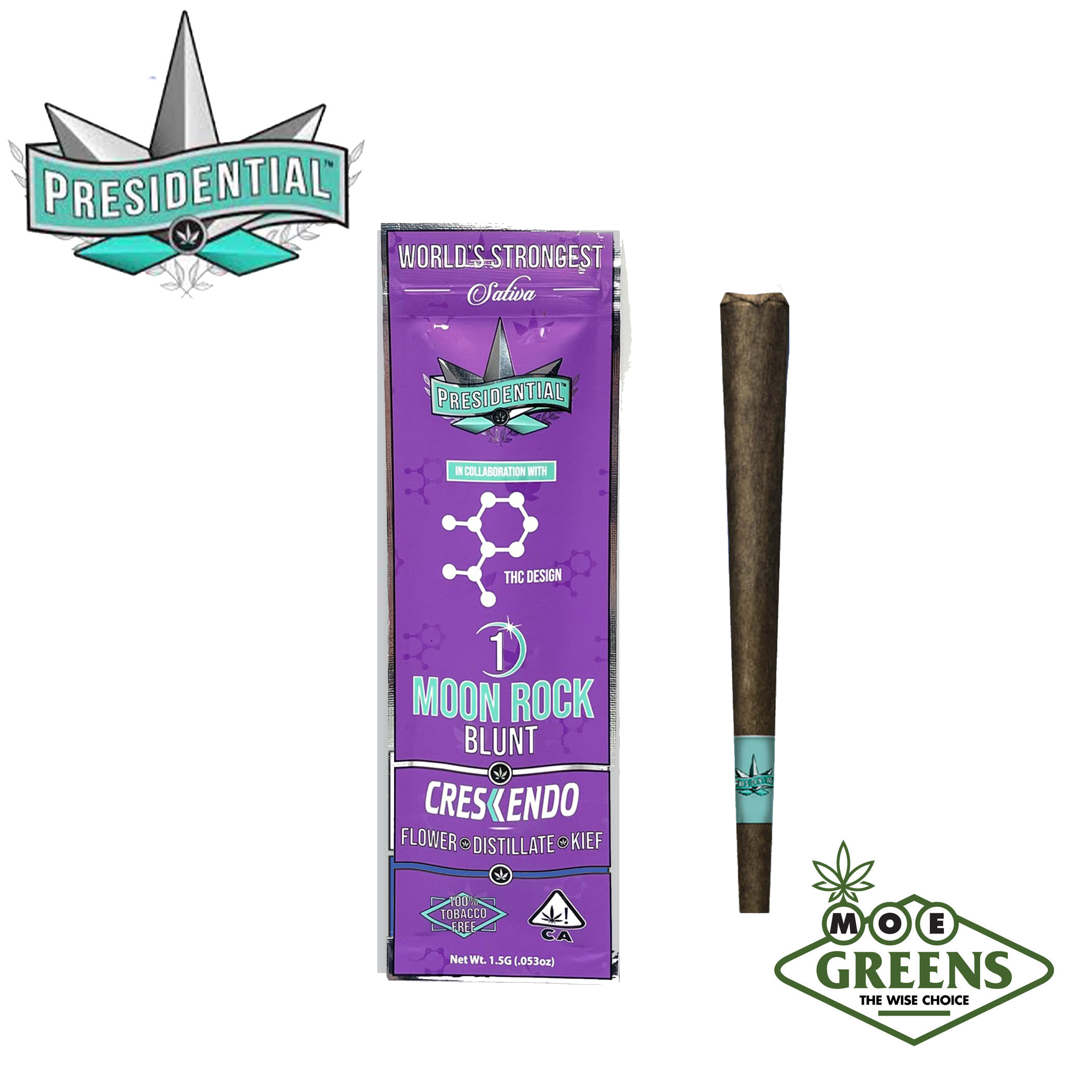 Presidential: Crescendo Moon Rock Blunt