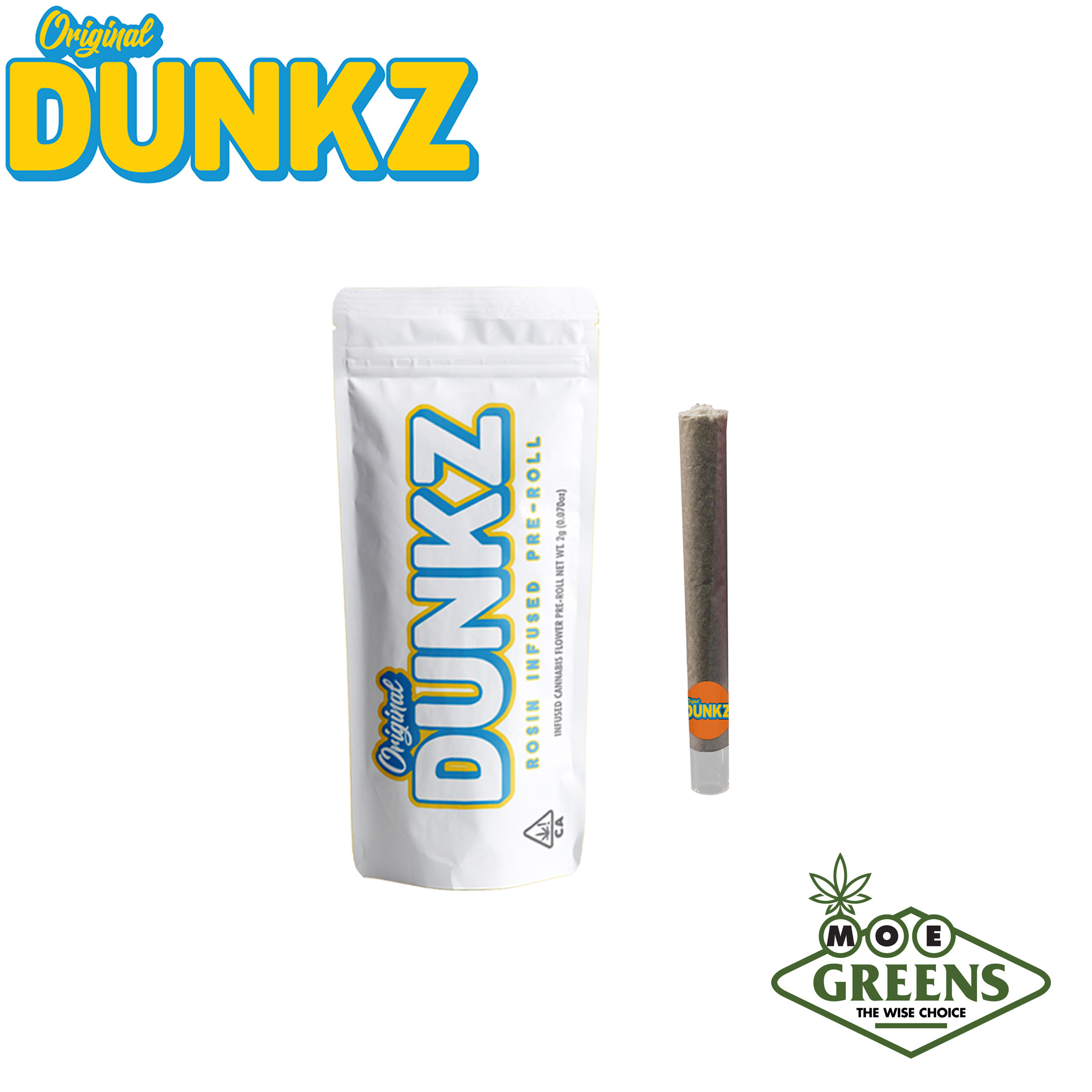 (2) ORIGINAL DUNKZ — Lemon Tart Pucker X L Mosa Hole