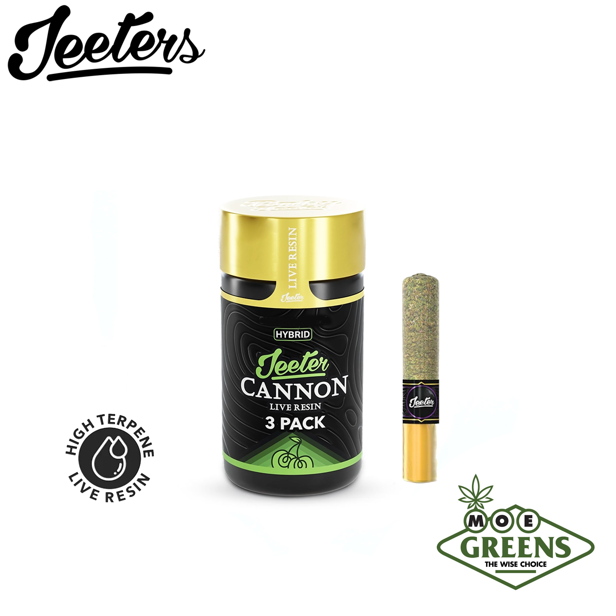 (3) JEETER — MOONBOW 3PK [INFUSED W/ LIVE RESIN] -