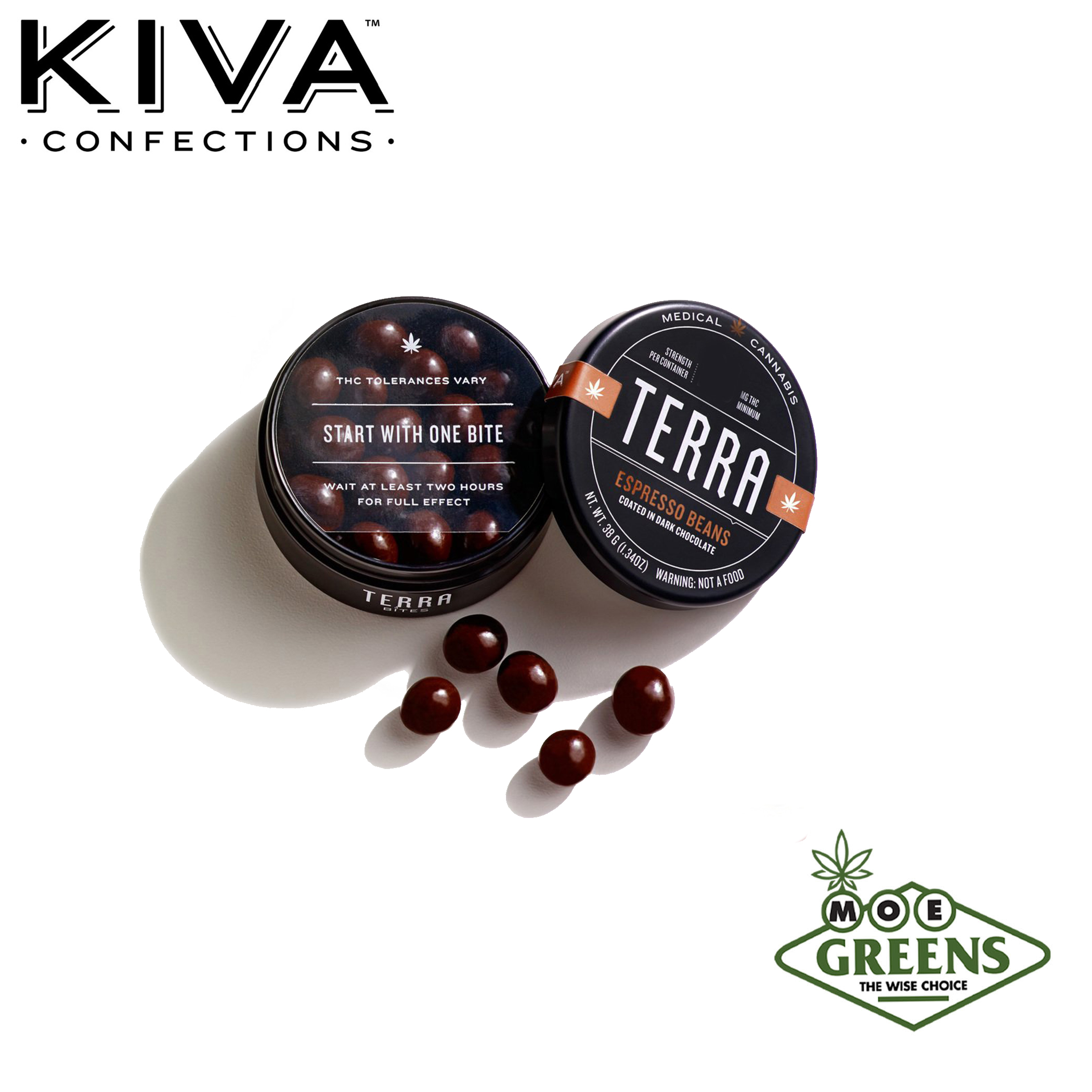 Kiva: Dark Espresso Beans Terra Bites