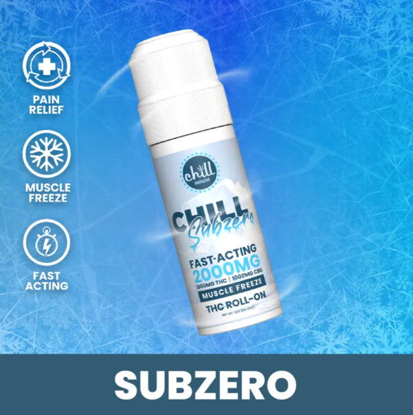陸　Ｎｏn-Chill Ｆiltered 50% 4 l　定価10390円 SUB ZERO | 1:1 THC:CBD | 3OZ | CHILL ROLL-ON - 100mg | Topicals