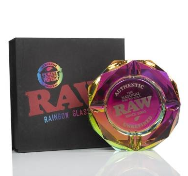 ASHTRAY - RAINBOW GLASS