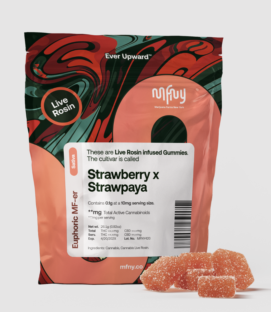 GUMMIES - LIVE ROSIN - STRAWBERRY X STRAWPAYA