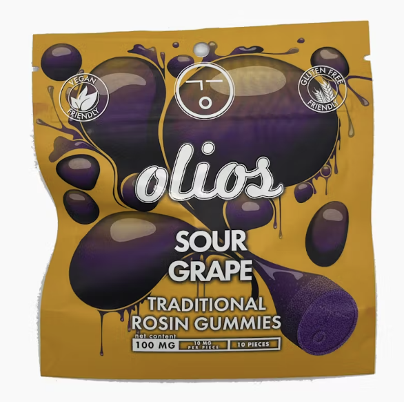 GUMMIES - LIVE ROSIN - SOUR GRAPE 