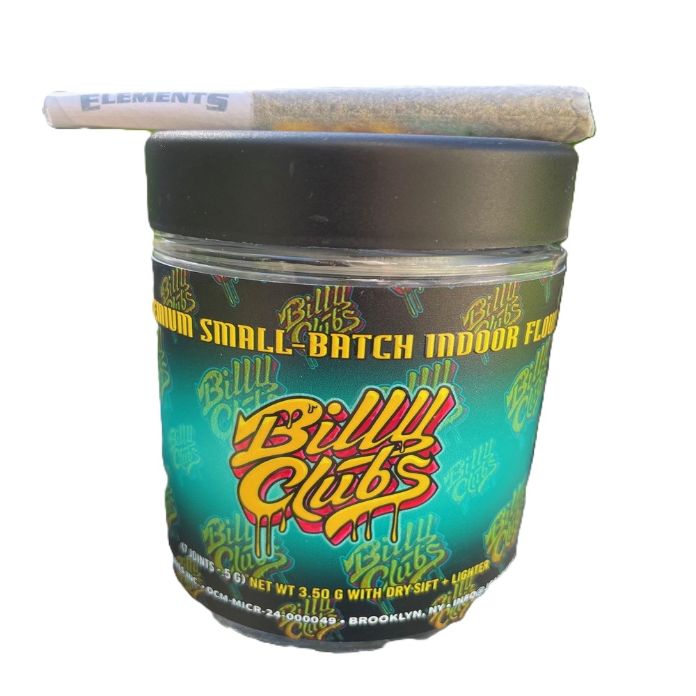 PRE-ROLL - 7 PACK - BILLY CLUBS - SILKY GELATO