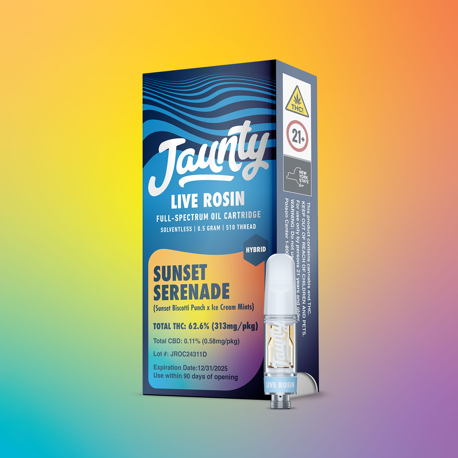 CARTRIDGE - LIVE ROSIN - SUNSET SERENADE