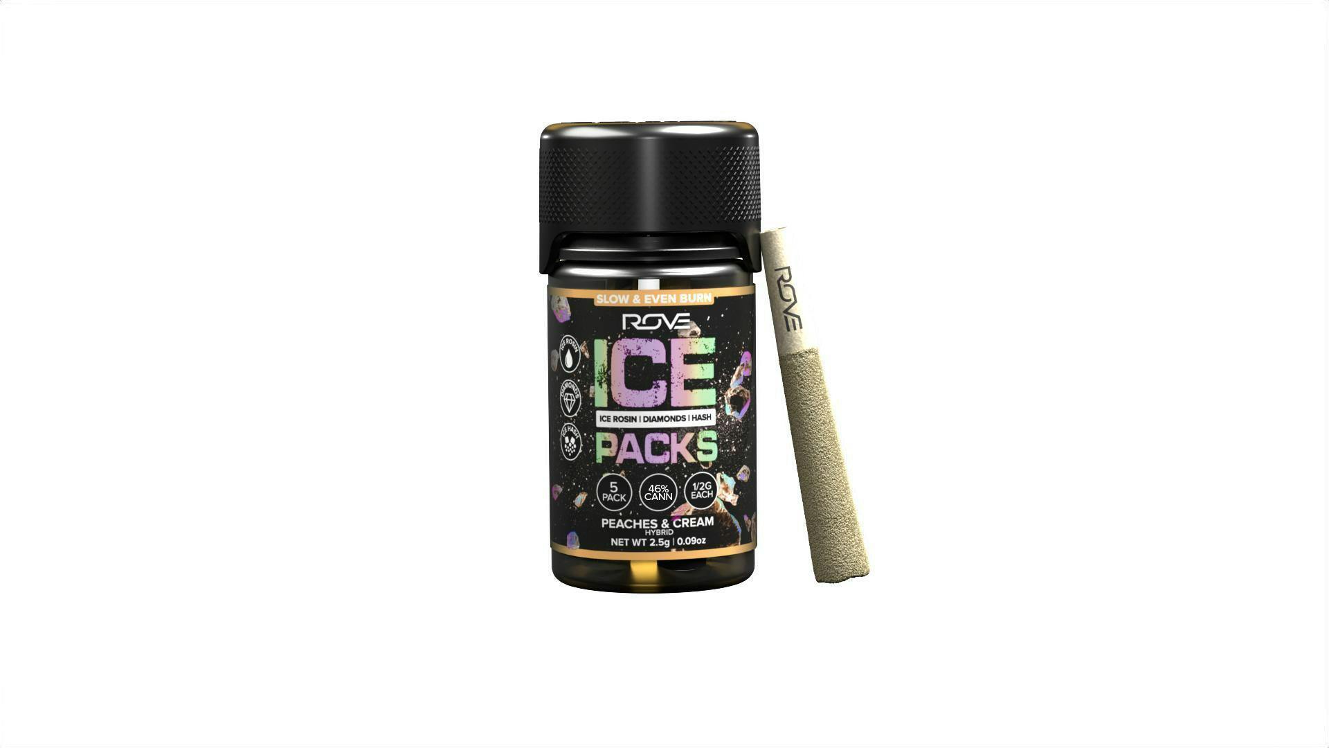 PREROLL - INFUSED - PEACHES & CREAM 5 PACK