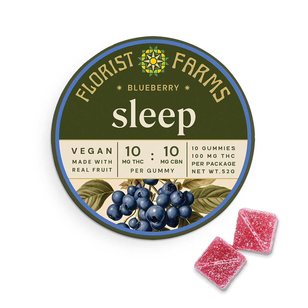 GUMMIES- BLUEBERRY - 100 mg - 10 Pack