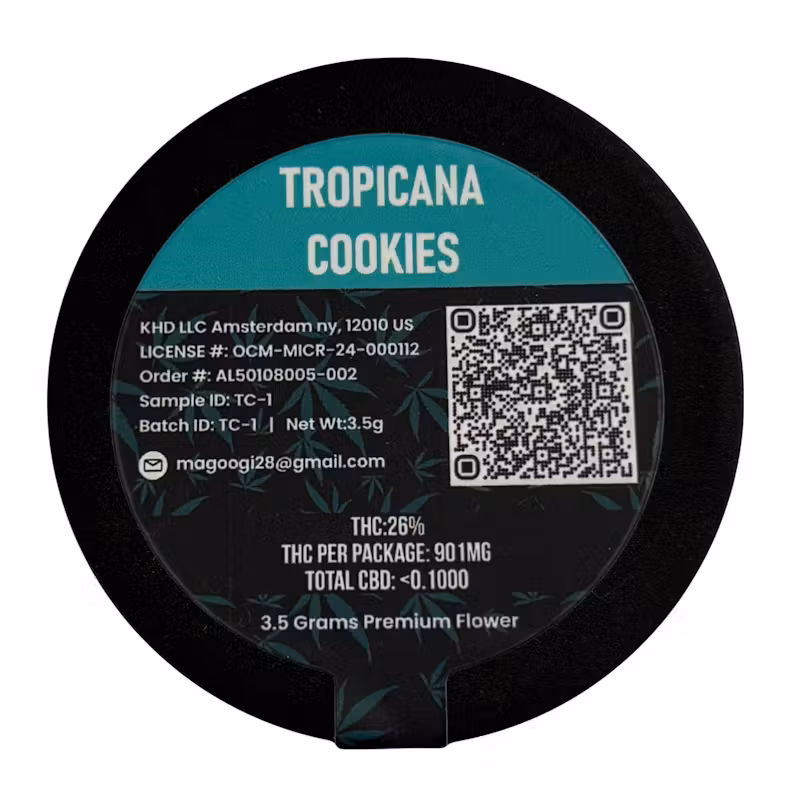 FLOWER - TROPICANA COOKIES