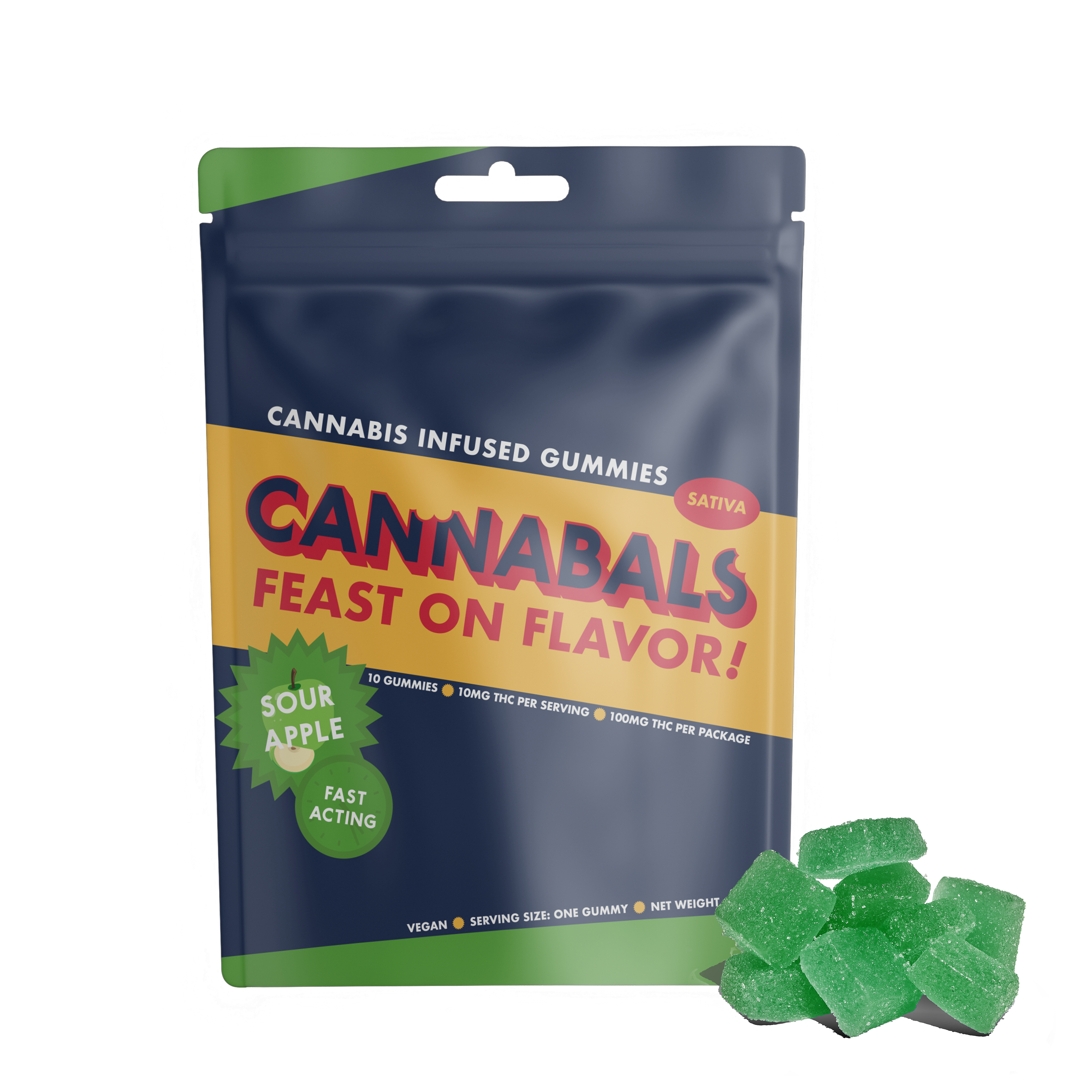 GUMMIES - SOUR APPLE