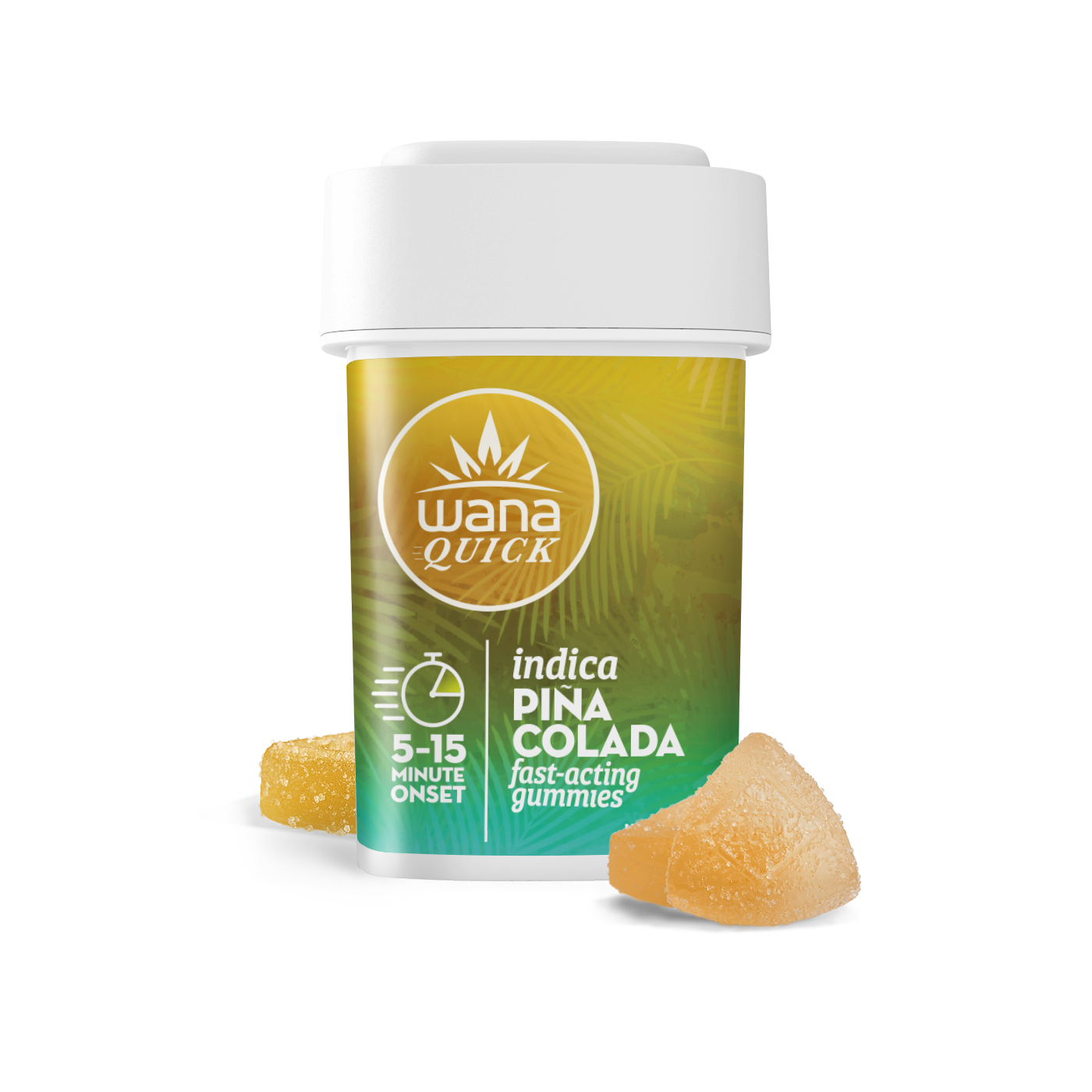 GUMMIES - QUICK PINA COLADA INDICA - 100 mg - 10 Pack