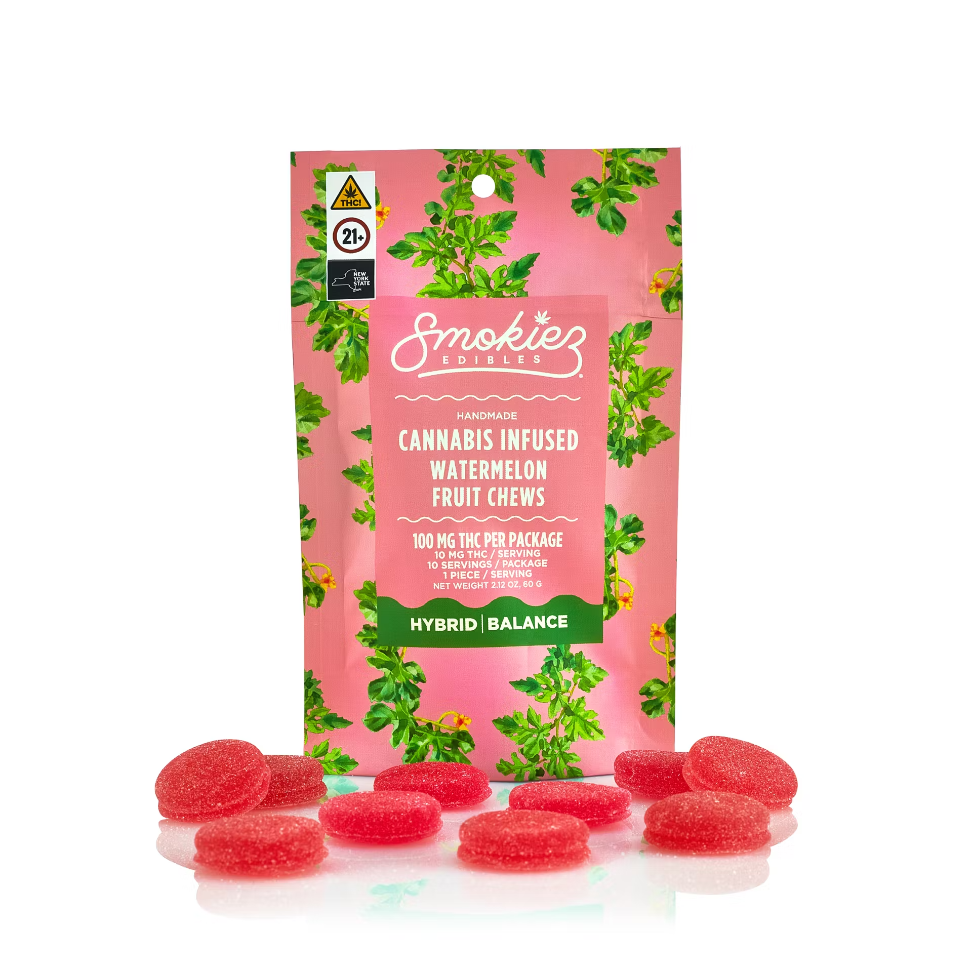 GUMMIES - SWEET WATERMELON - 100 mg - 10 Pack