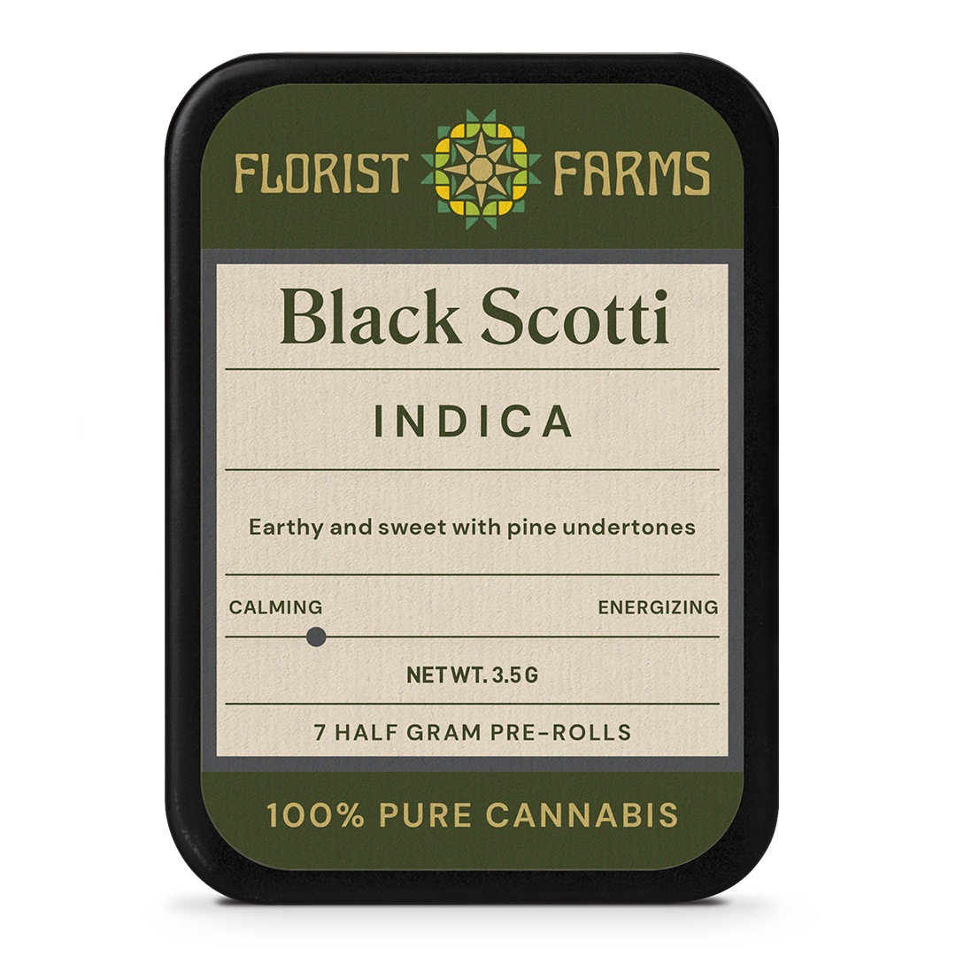 PRE-ROLL- BLACK SCOTTI - 3.5 g - 7 Pack