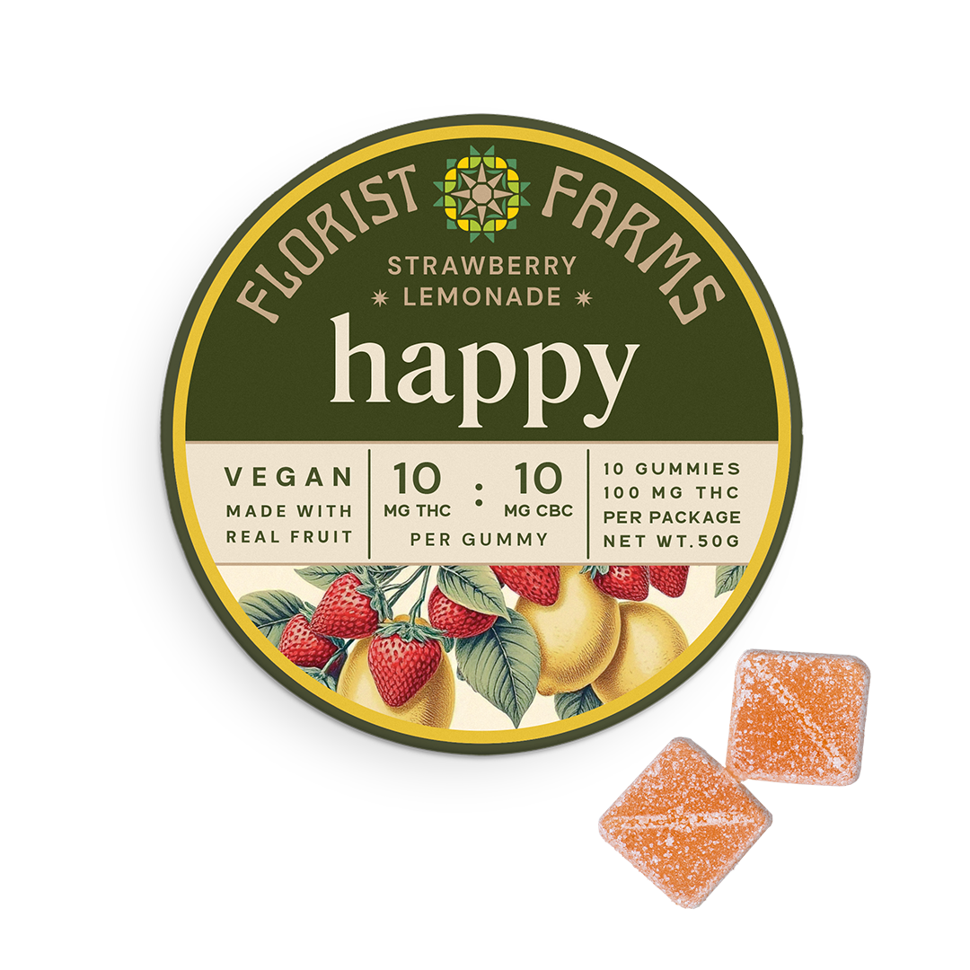 GUMMIES- STRAWBERRY LEMONADE - 100 mg - 10 Pack