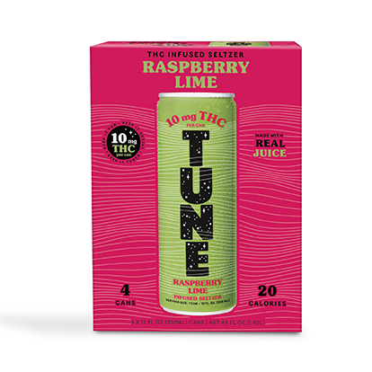 BEVERAGE- RASPBERRY LIME - 10 mg - 4 Pack
